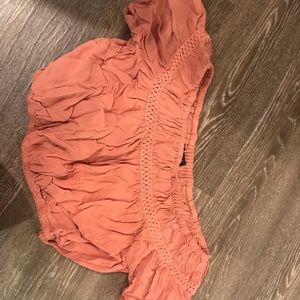 Kendall and Kylie off the shoulder crop top